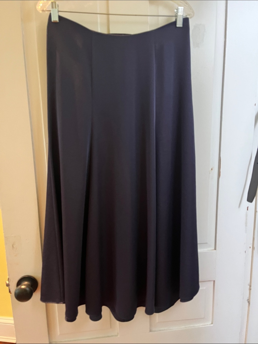 Vince Midnight Navy Midi A-Line Skirt